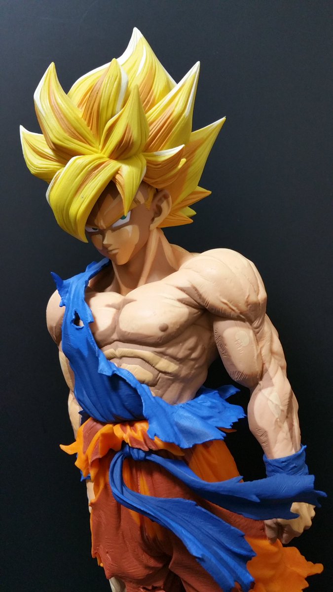 ドラゴンボール カカコレ 超サイヤ人 孫悟空 フィギュア リペイント 二