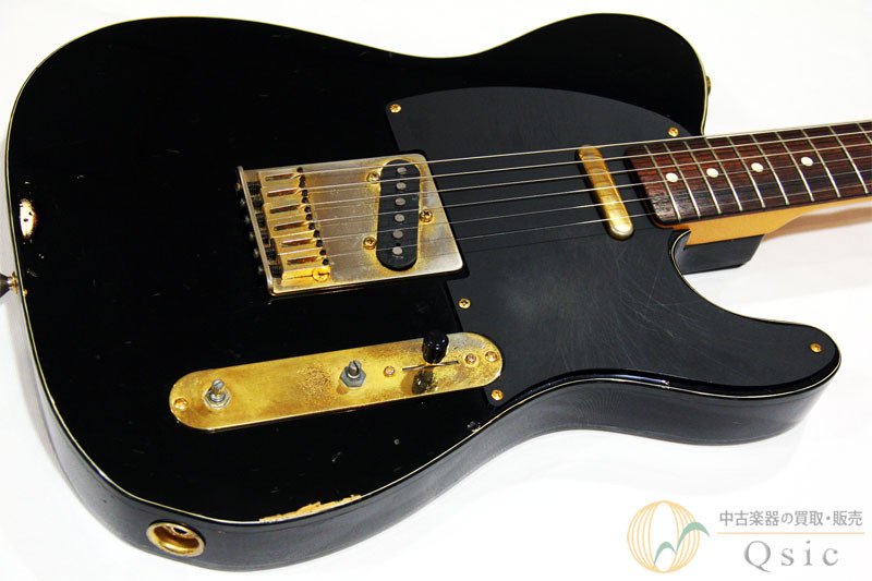 ゴールドパーツ、パールバインディングを採用した豪華なテレキャスター