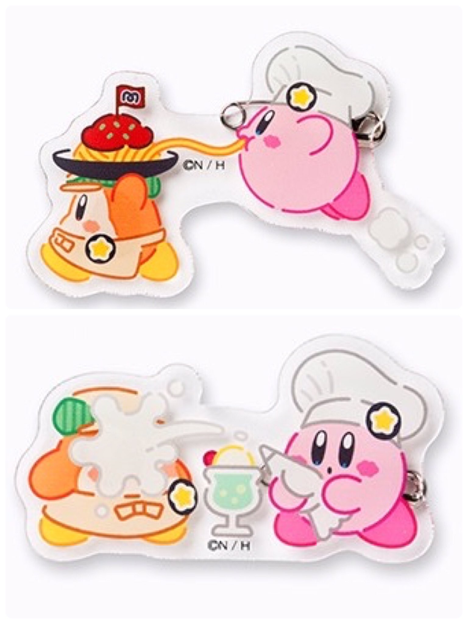カービィカフェ 2016 アクリルバッジ キーチェーン ワドルディ KIRBY