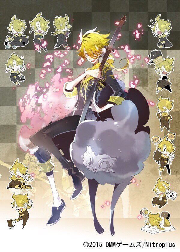 刀剣乱舞-ONLINE-」1周年記念】 獅子王を、しばの番茶氏に描き下ろし