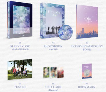 BTS NOW3(JPN Ver) contents: -Photobook -DVD -Interview & Mission