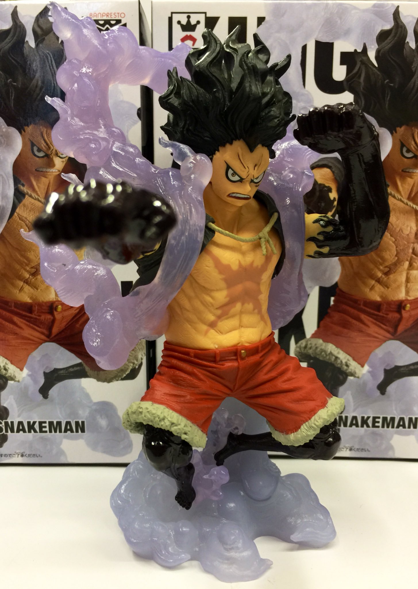 ONE PIECE - ワンピース ルフィ バウンドマン スネークマン ロー