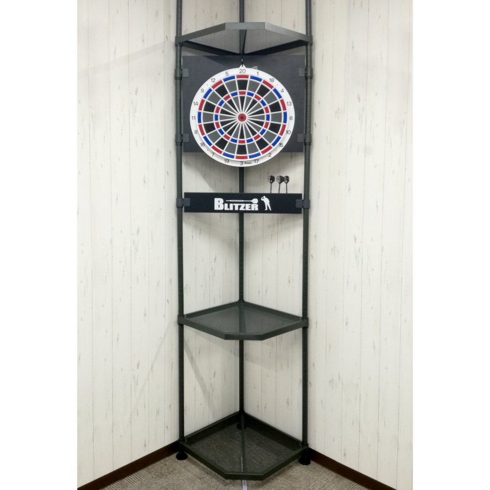 BLITZER(ブリッツァー) ダーツスタンド スチールラック方式で簡単組立