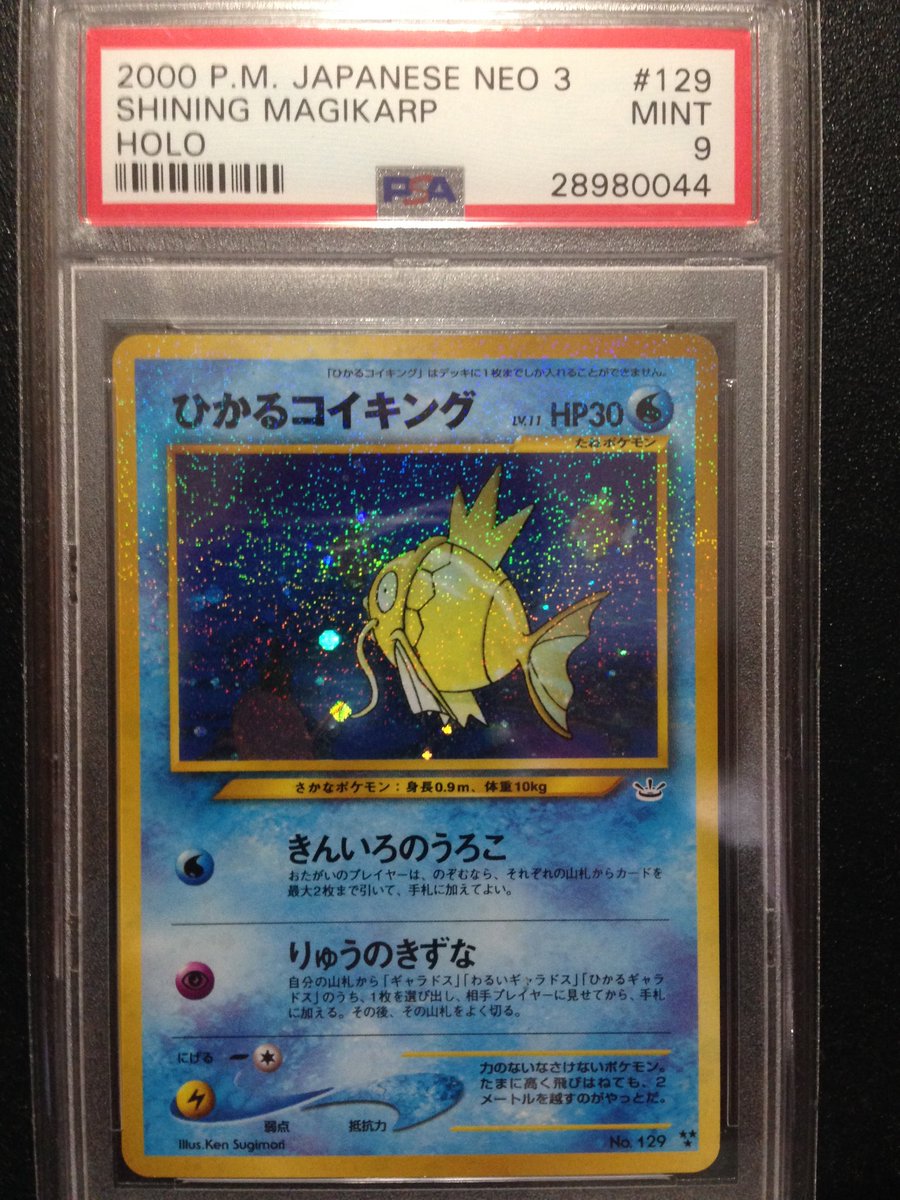 マスターボール PSA10 コイキング ギャラドス 進化ライン 連番 ①