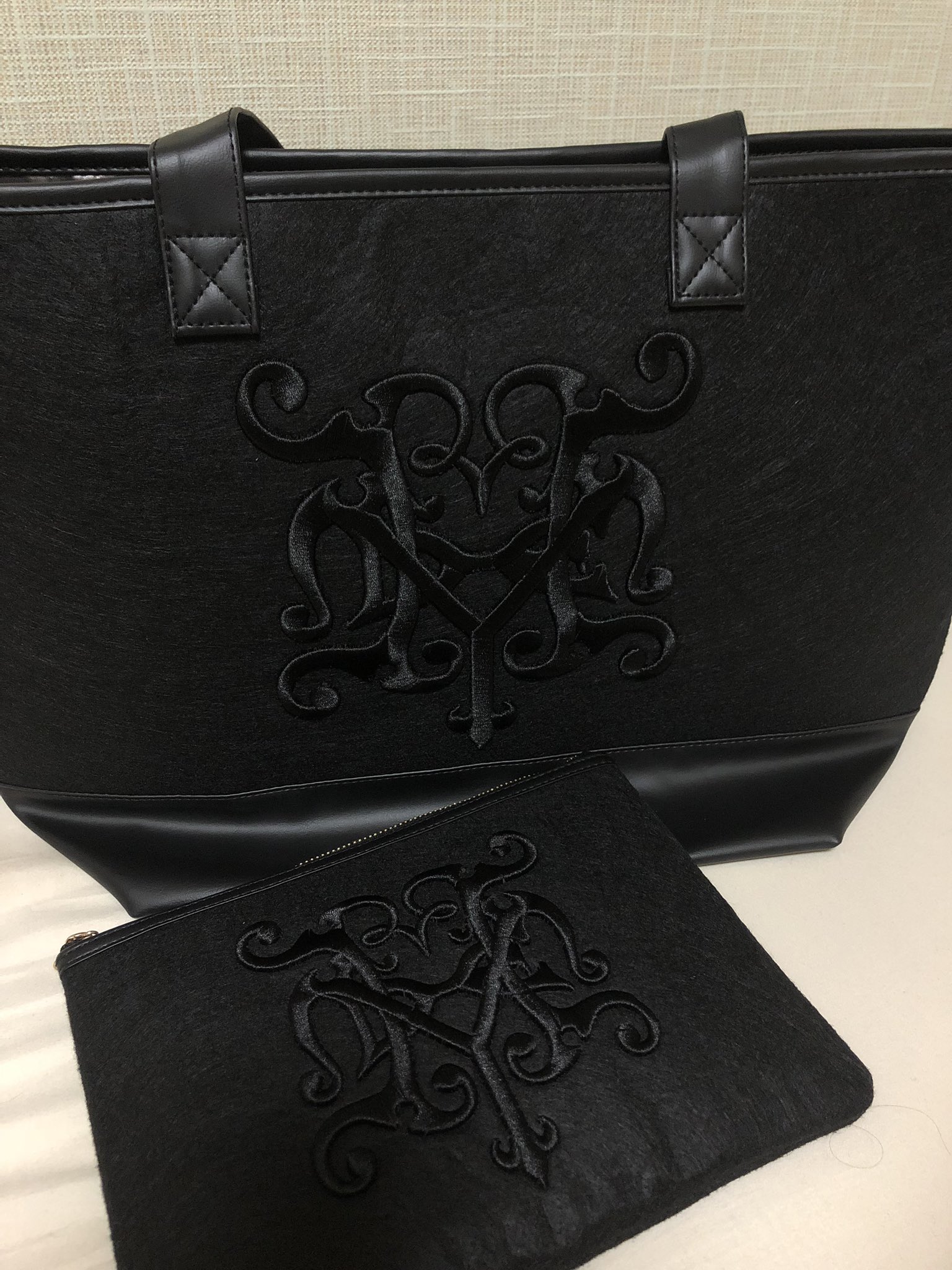 HYDE 黑ミサ Furano 立体HYDEロゴトートバッグポーチセット