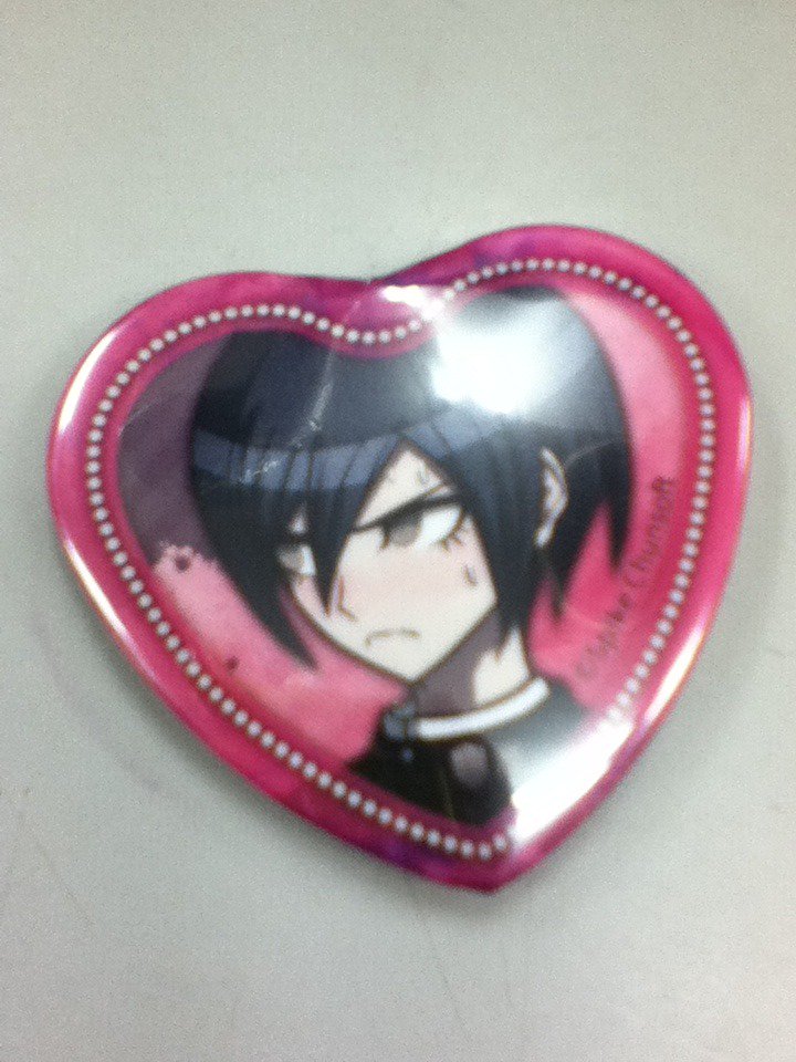 ダンガンロンパ V3 テレ顔 照れ顔 ハート缶 缶バッジ 最原 終一 ニュー