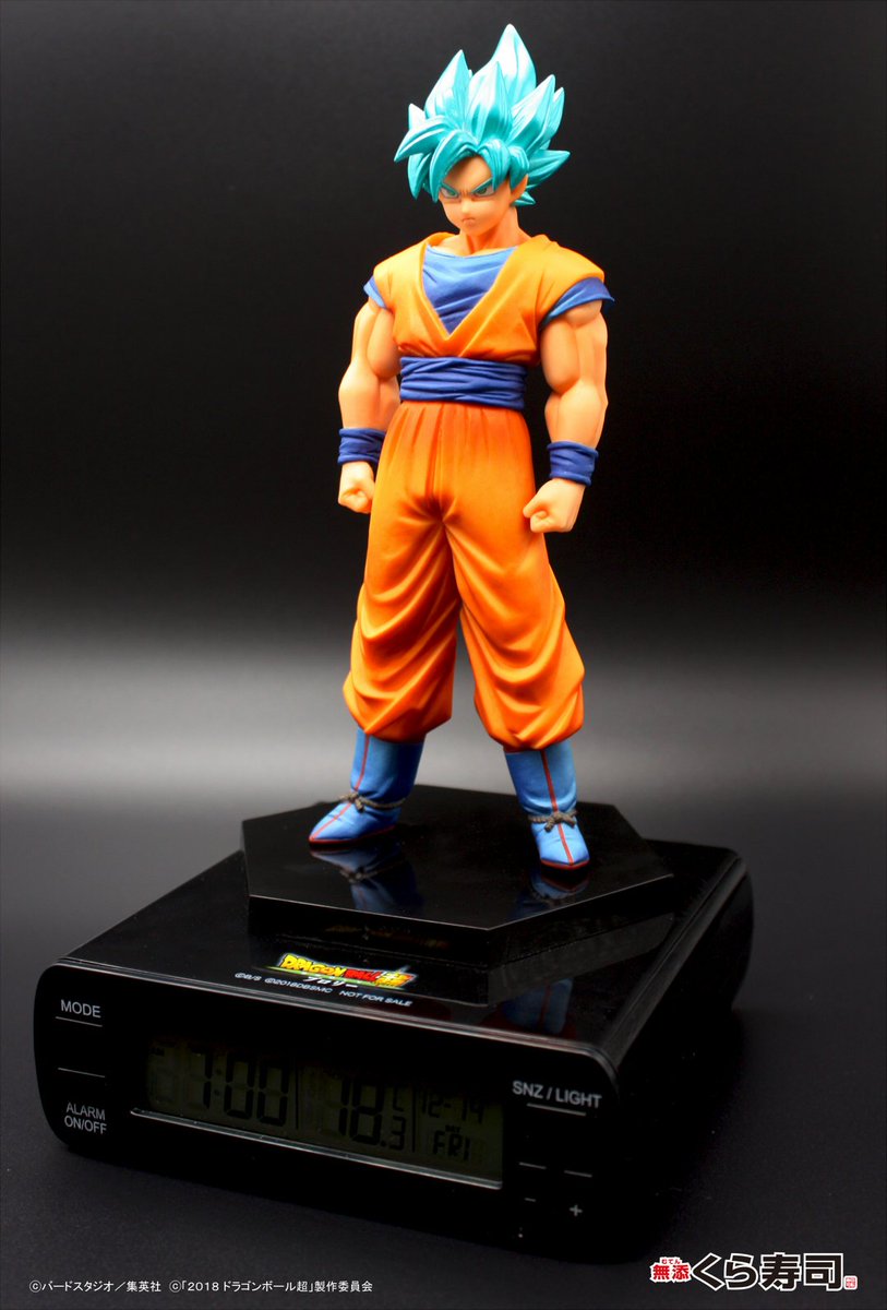 ドラゴンボールくら寿司フィギュア付目覚まし時計