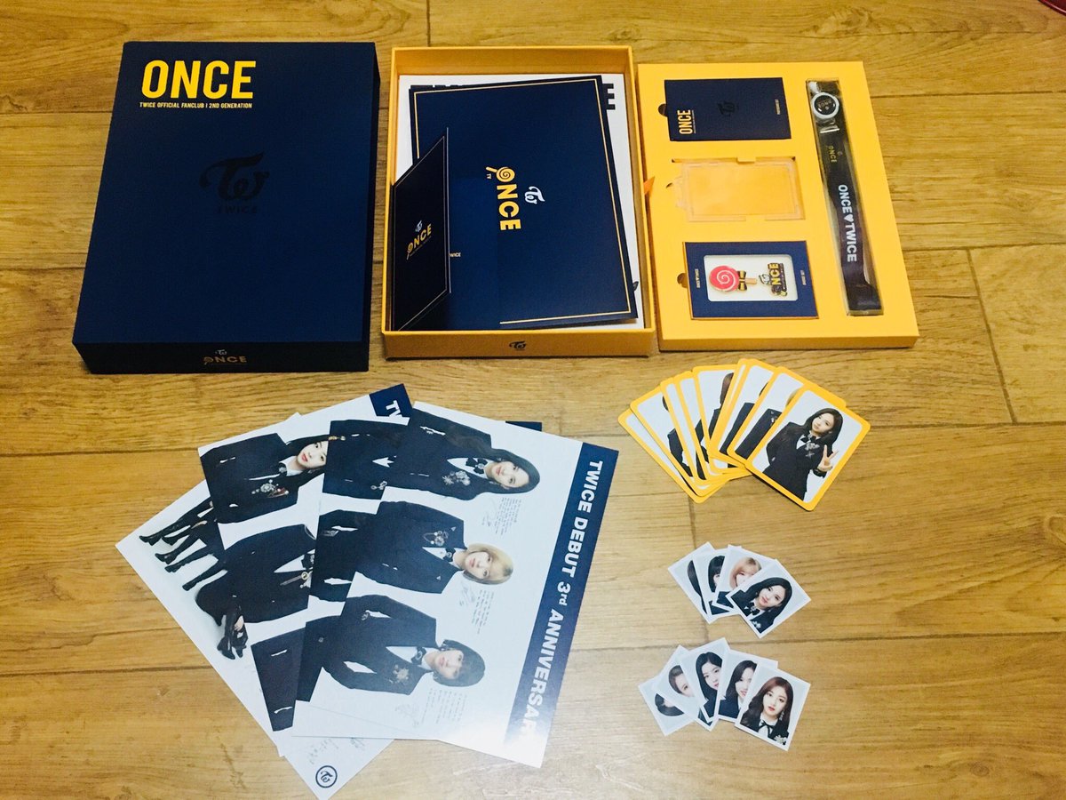 TWICE☆韓国 ONCE1期 FC 限定ファンクラブ入会特典グッズ : TWICE 韓国