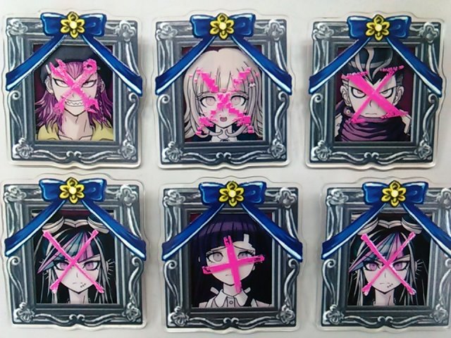 ダンガンロンパ 澪田唯吹 遺影アクリルバッジ セット 2023年バージョン