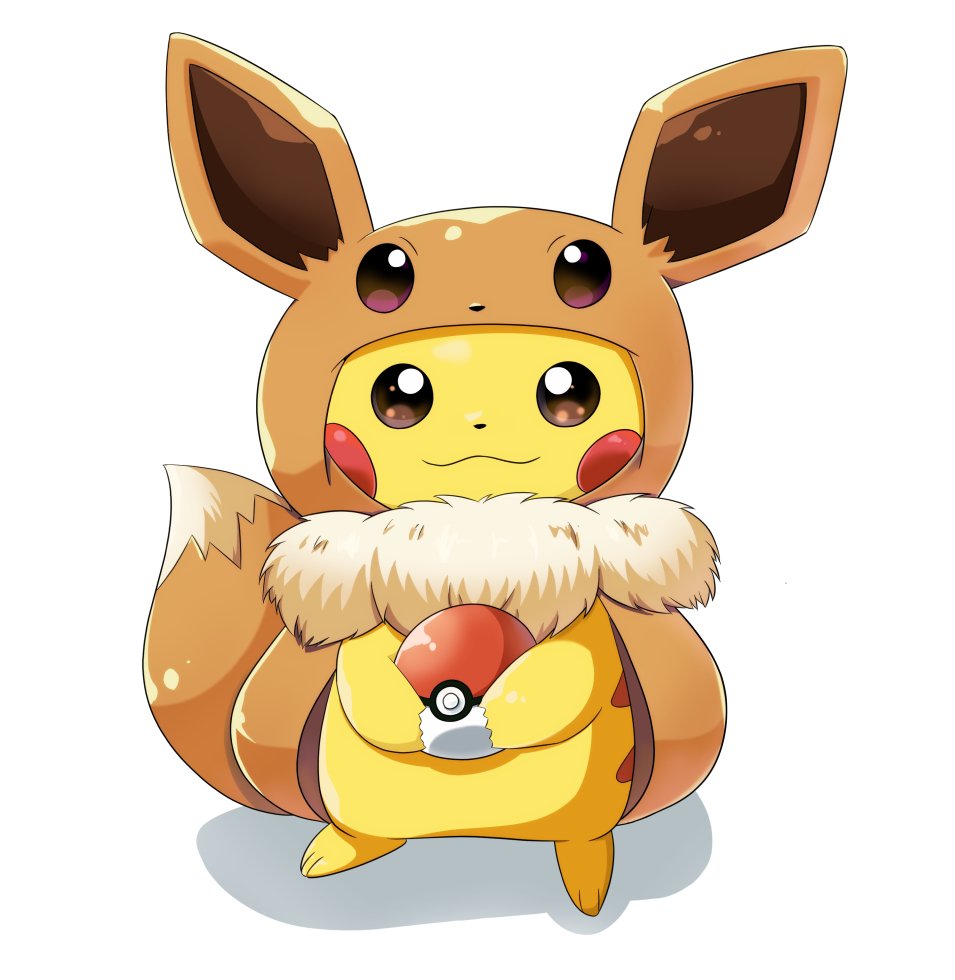 ピカチュウポンチョ イーブイ イーブイ ,ピカチュウ 「ピカブイ