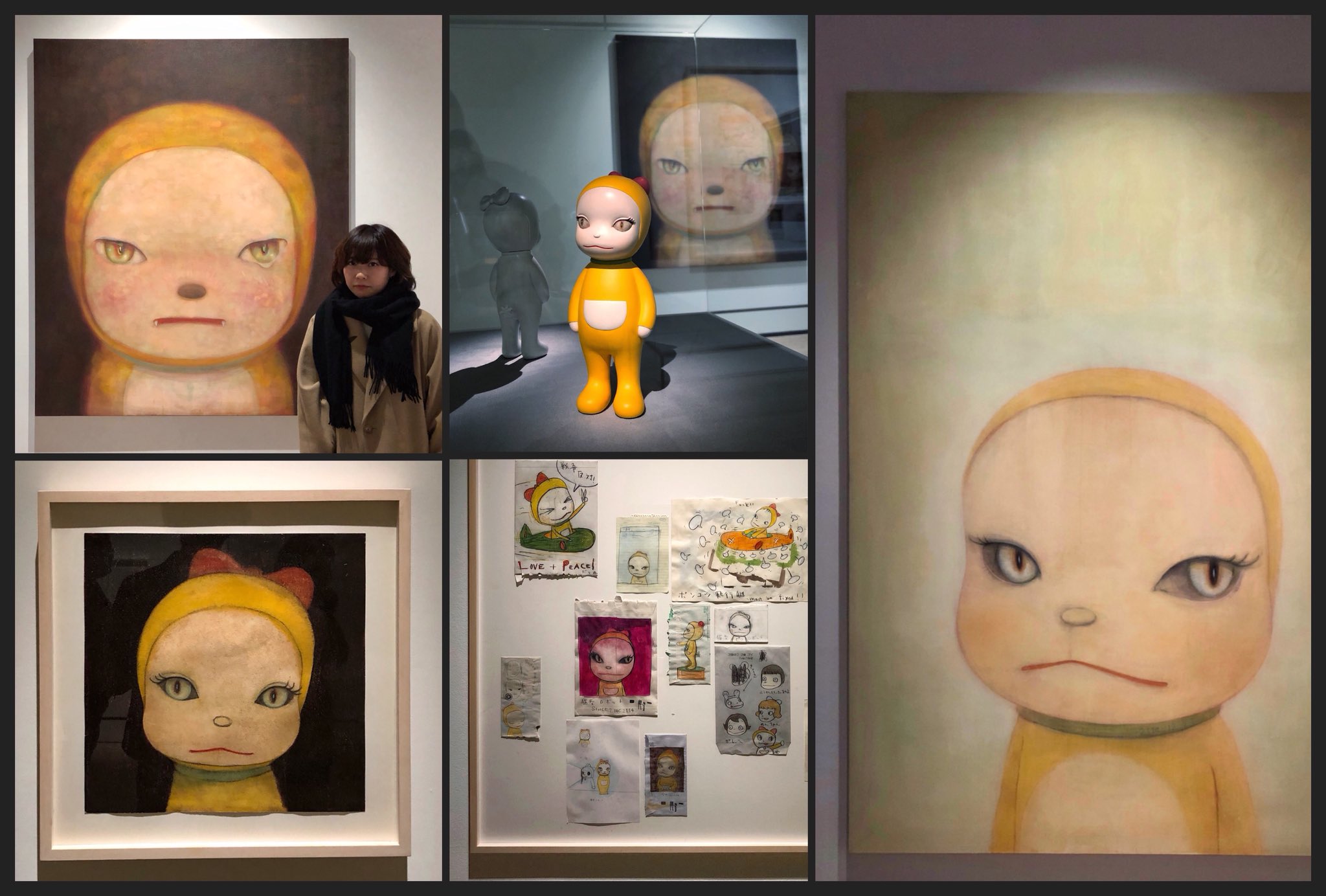 奈良美智 ジャイアンドラミちゃん ポスター 奈良美智 ドラミちゃん