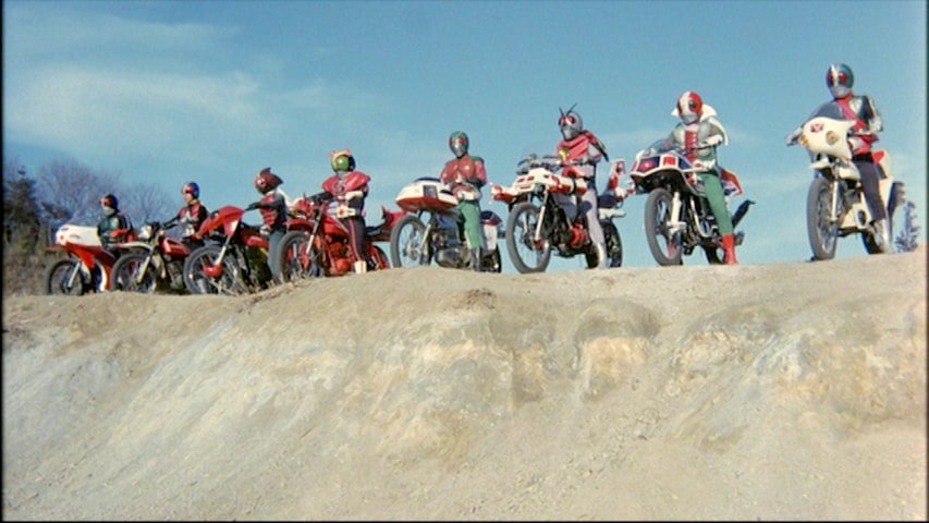 美品 映画 スカイライダー 仮面ライダー 8人ライダーVS銀河王 特報