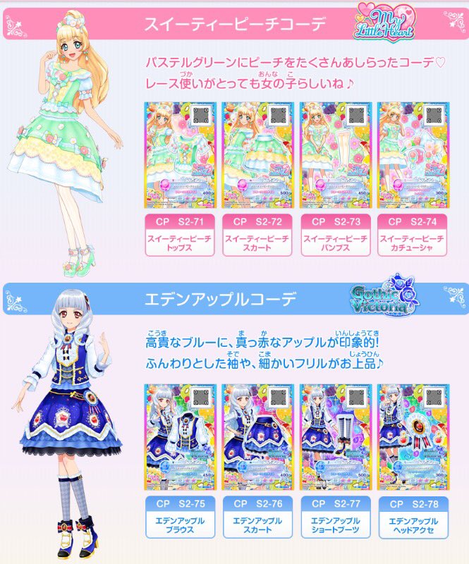 星のツバサ2弾☆情報】 2弾で登場する「フルーツパーティー