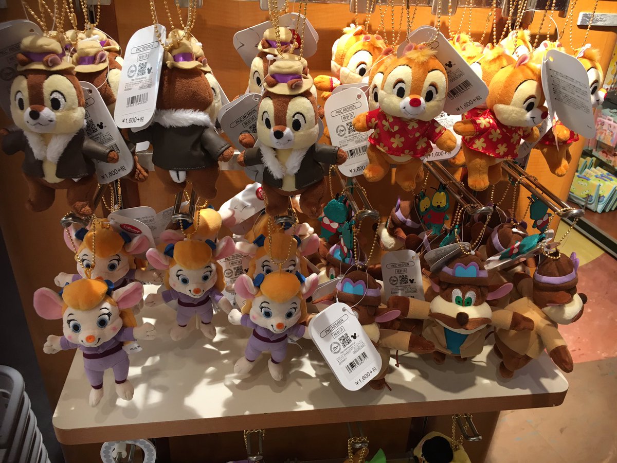 ディズニーストアにレスキュー隊！チップとデール、ガジェット