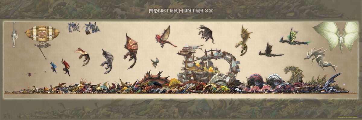 未開封】モンスターハンター ジグソーパズル 950ピース モンスター早見