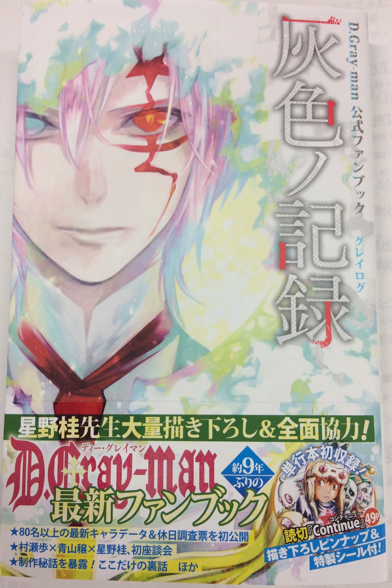 非売品 複製サイン色紙 D.Gray-man アレン ティムキャンピー 星野桂