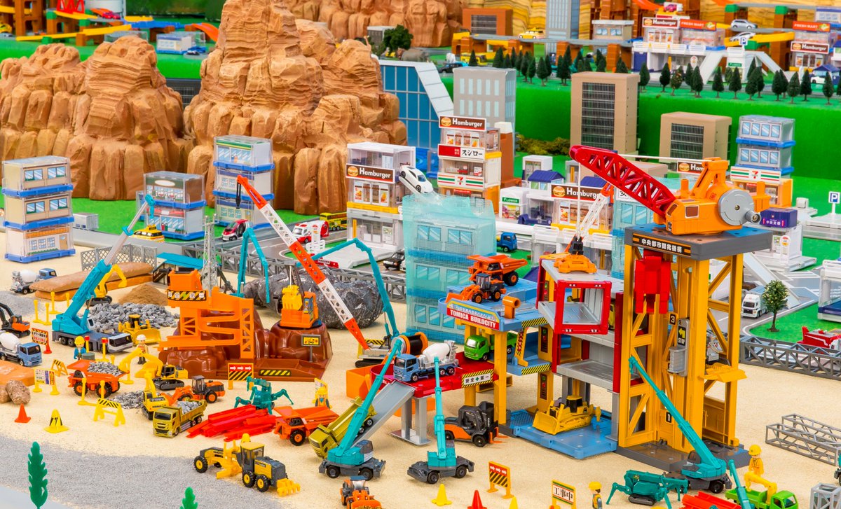 トミカ　まとめ売り　トミカタワー　パワークレーン建設現場　キャリアカー　道路 2026年最新】トミカ パワークレーン建設現場の人気アイテム - メルカリ
