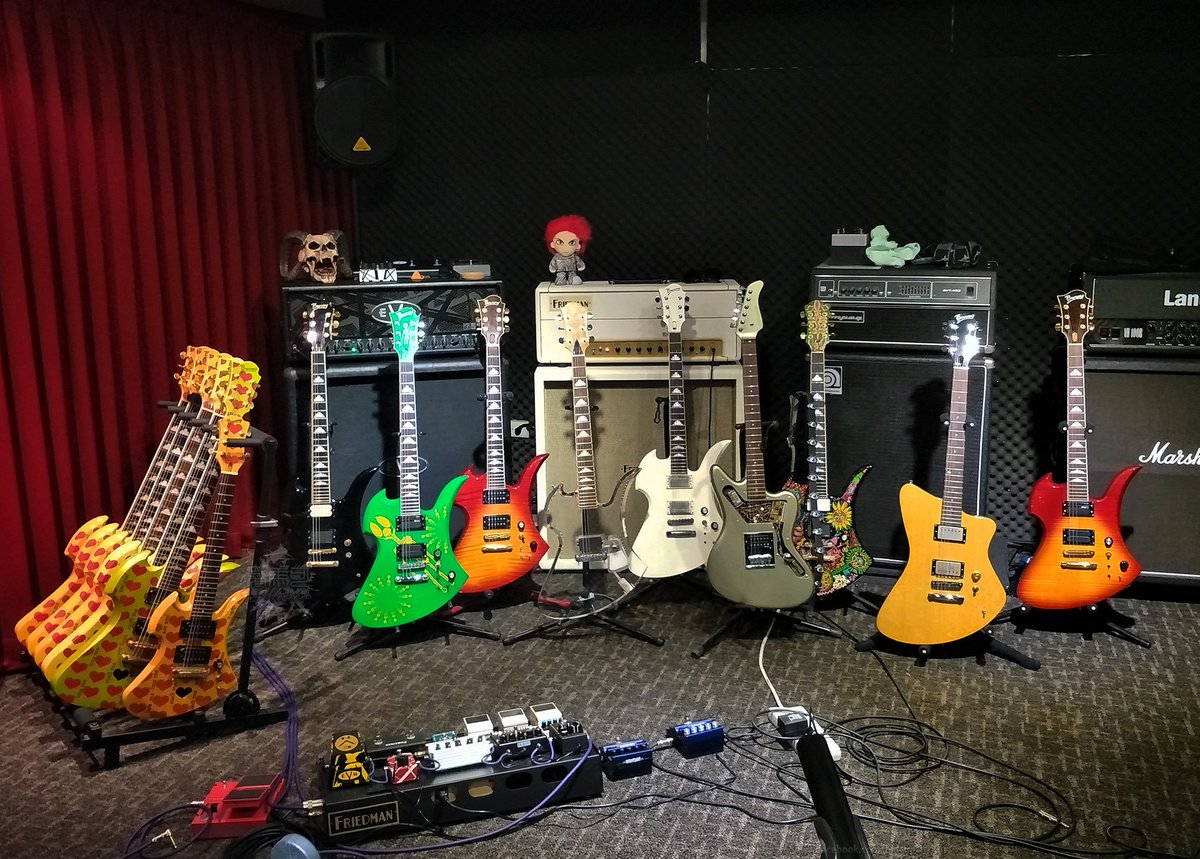 台湾 hideギター同好会 #hideギター #burny #mg280x #mg300sw #mg340x