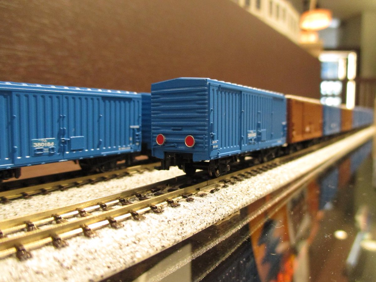 ワム38000紙輸送列車特製品】ワム38000 14両とワム80000 2両の16両を