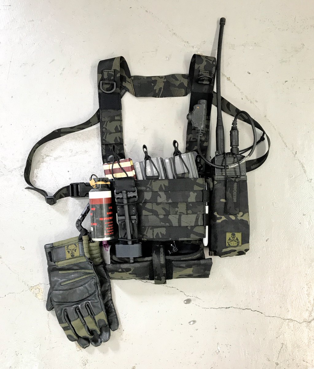 Volk Tactical Gear チェストリグ マルチカムブラック Volk Tactical
