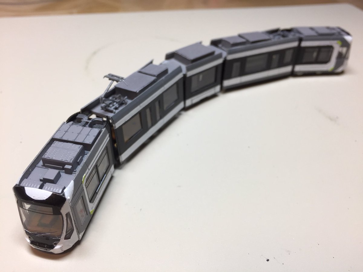 鉄道模型コンテスト向け新作その② 広島電鉄5200形 グリーンムーバー