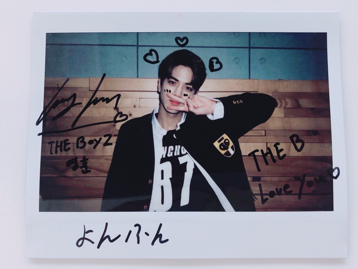 THE BOYZ THE B ファンクラブ キット 1期 特典 サイン入りポラ THE