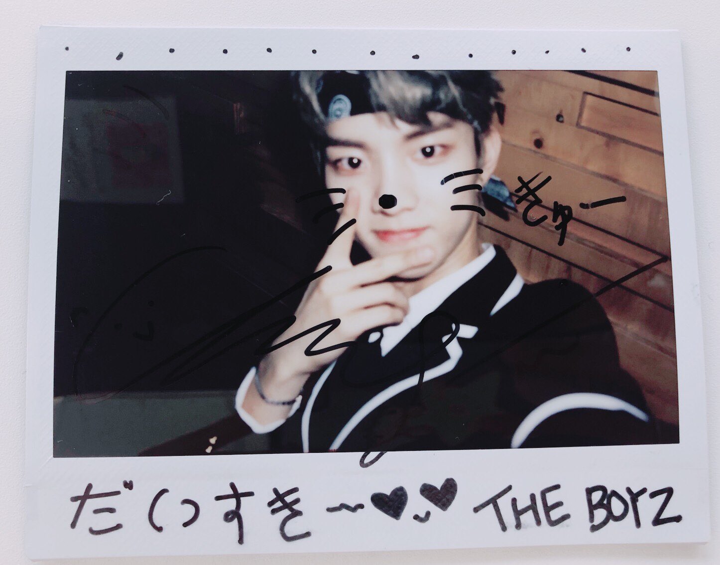the boyz eric エリック チェキ ポラ サイン the boyz eric エリック