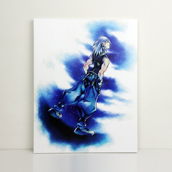 オフィシャルショップ限定】キングダム ハーツ アートキャンバスに、3