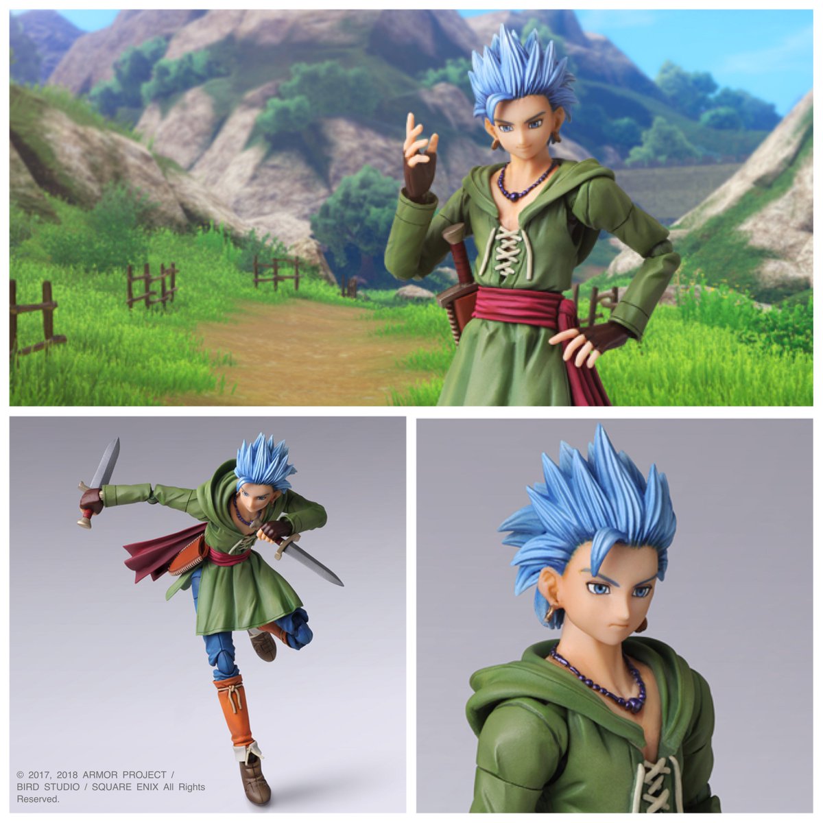 アクションフィギュア「ドラゴンクエストXI ブリングアーツ カミュ