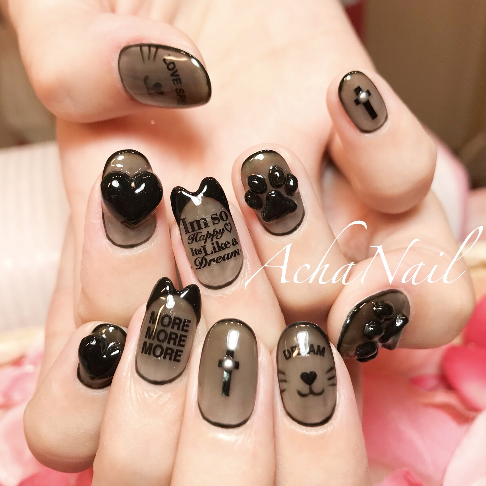 猫侍ネイルパーツ3.5.8、10×2、14×2、16×2 猫侍ネイルパーツ3.5.8、10