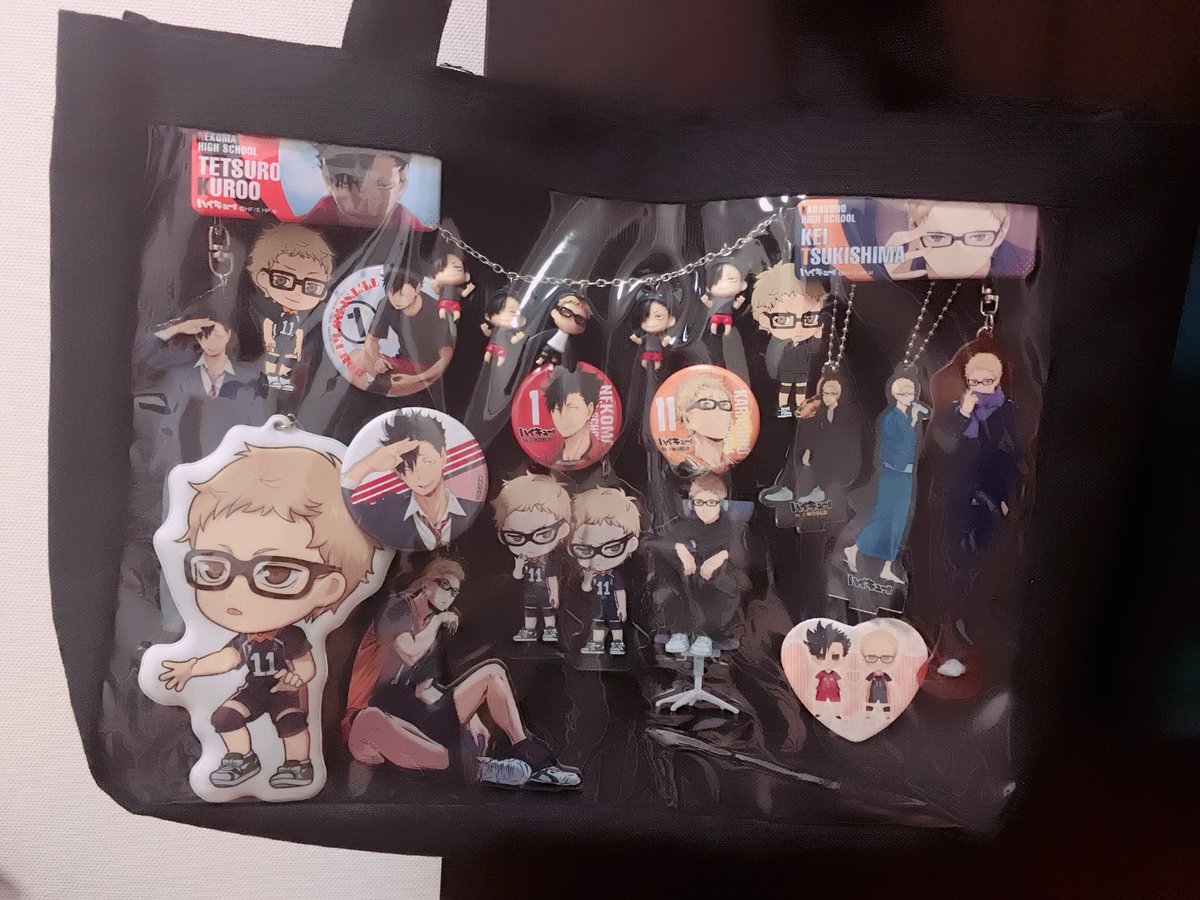 月島蛍 缶バッジ 痛バッグ A3