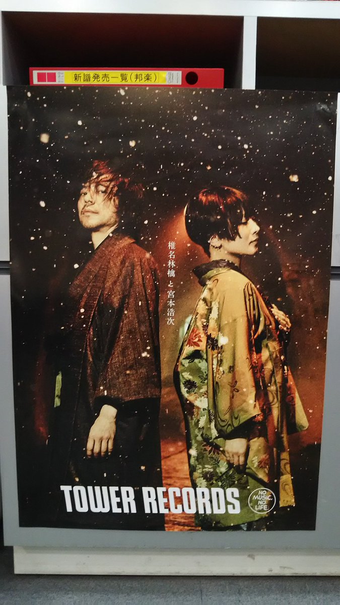 椎名林檎 宮本浩次 タワーレコード ポスター 椎名林檎と宮本浩次×TOWER