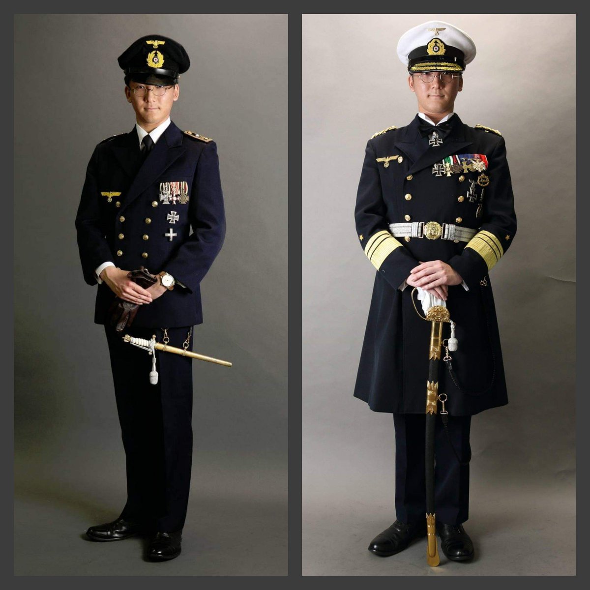 ドイツ軍＊海軍＊准尉肩章＊ペア（実物） ドイツ軍 海軍 階級章 肩章