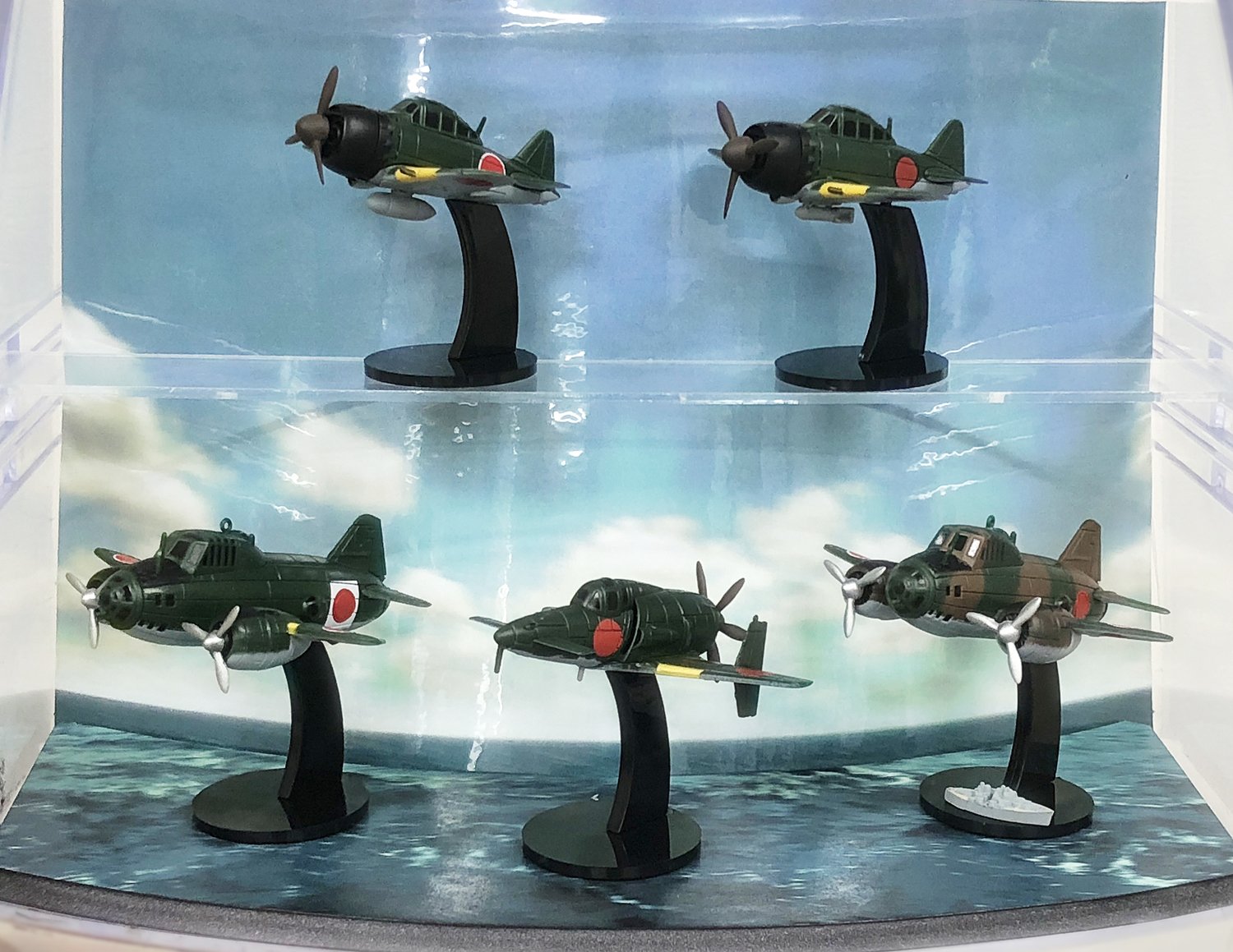 タカラ&海洋堂 ワールドウイングスミュージアム 零戦 10箱入り大箱 未