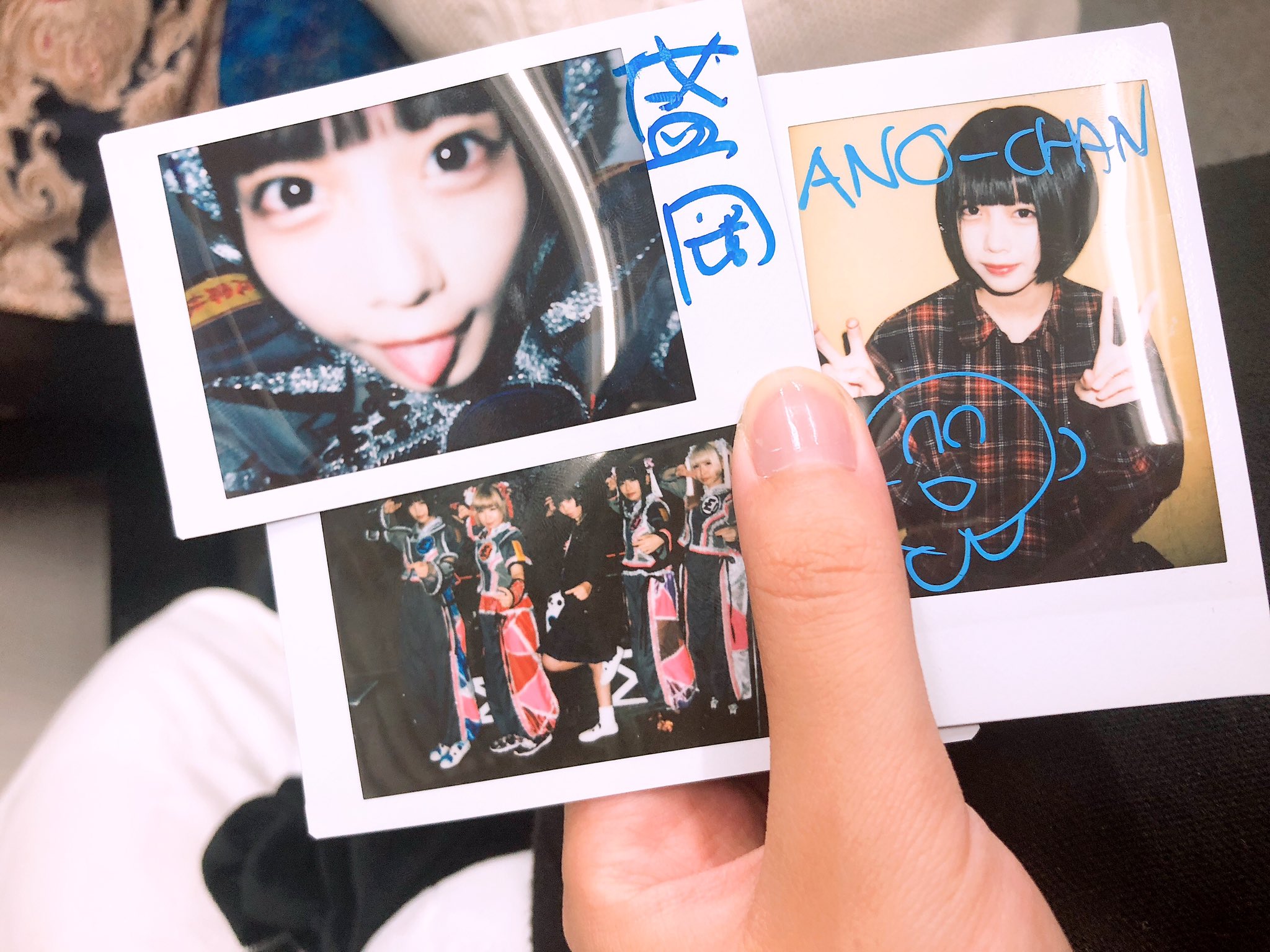 ひ*ぷ様 あのちゃん チェキ かなり希少 あのちゃん サイン かなり希少
