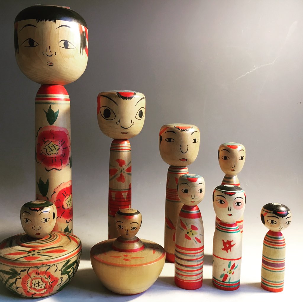 中ノ沢こけし たこ坊主 本田信夫工人 61.5㎝ 【公式通販】