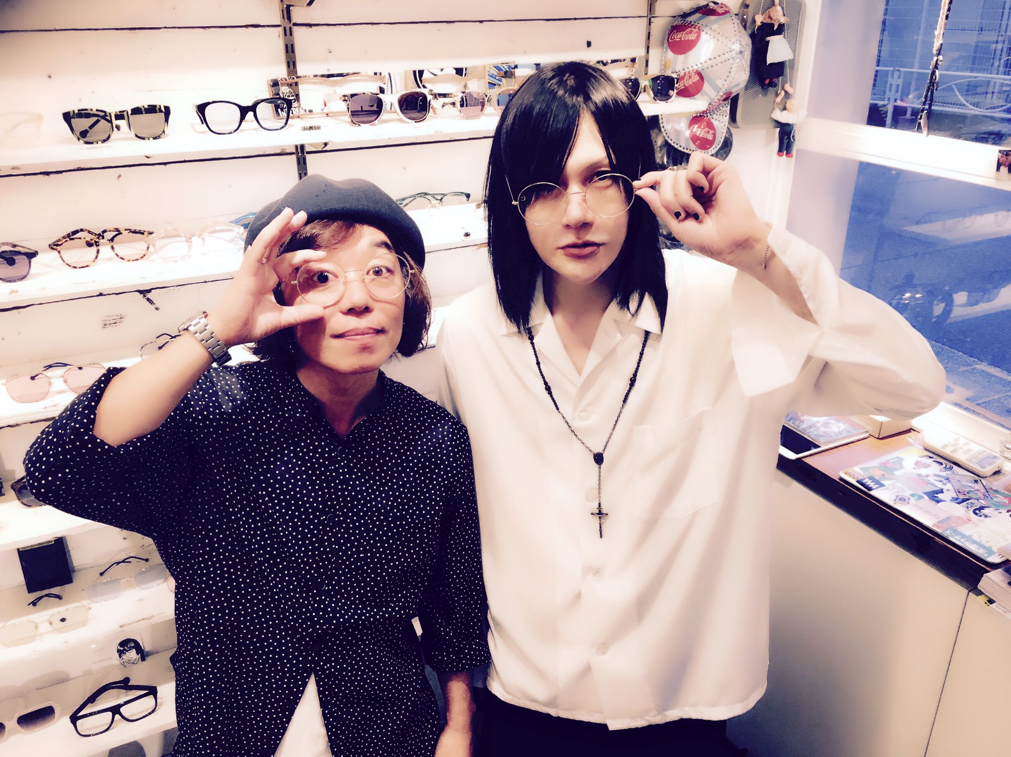 有村竜太朗さんVERYNERDサングラス HAKUCHUMU 有村竜太朗さんVERYNERD