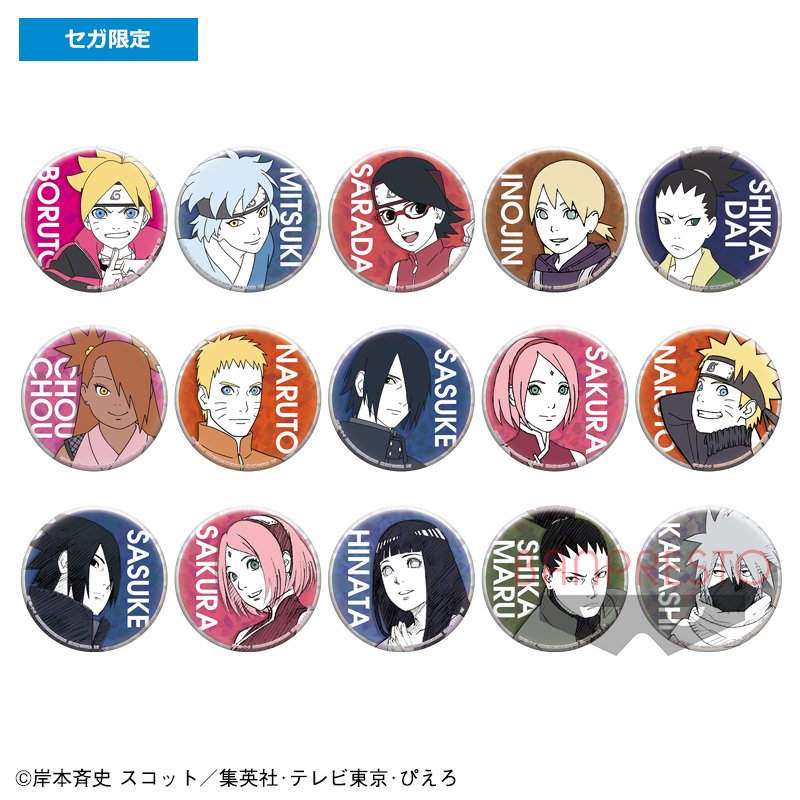 NARUTO セガ 缶バッジ