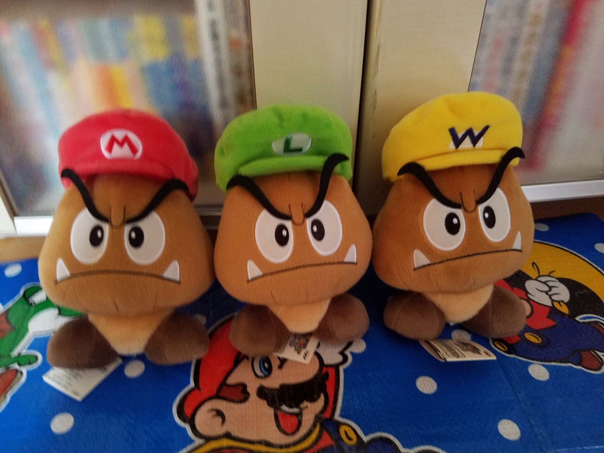 2004年 スーパーマリオ 64DS クリボー＆キノコ ぬいぐるみ 非売品 2004