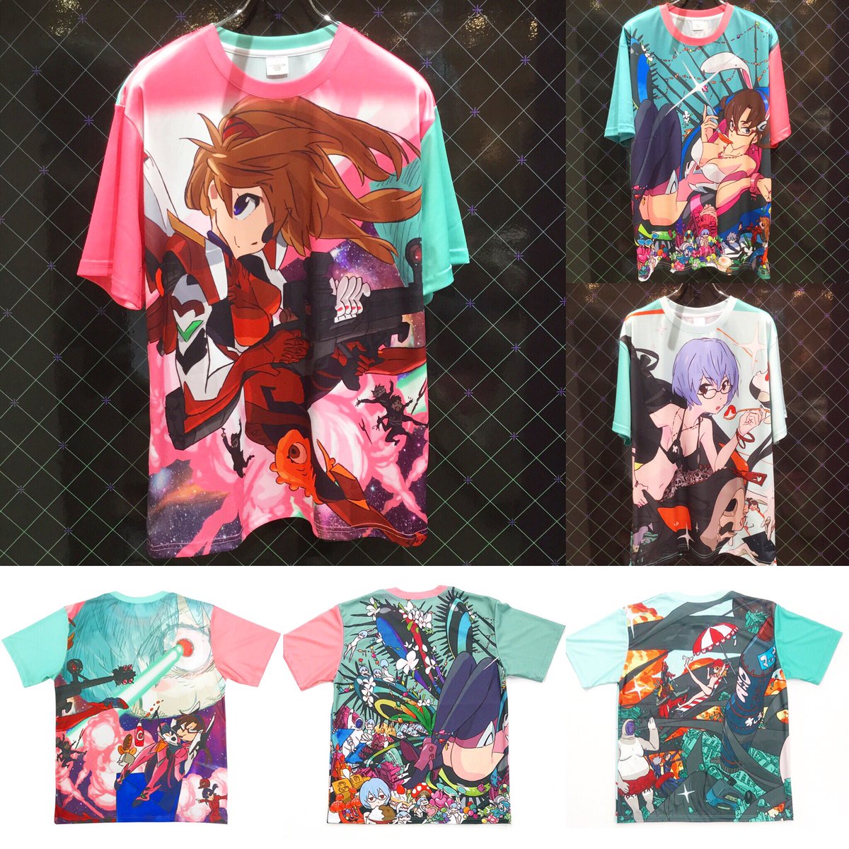 エヴァンゲリオン新劇場版 すしお × エヴァ コラボ Tシャツ EVA STORE