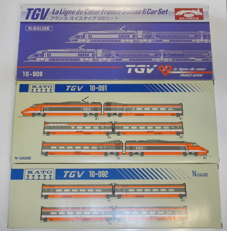 KATO TGV 10-091 Nゲージ 6両セット KATO 10-091 TGV 6両セット