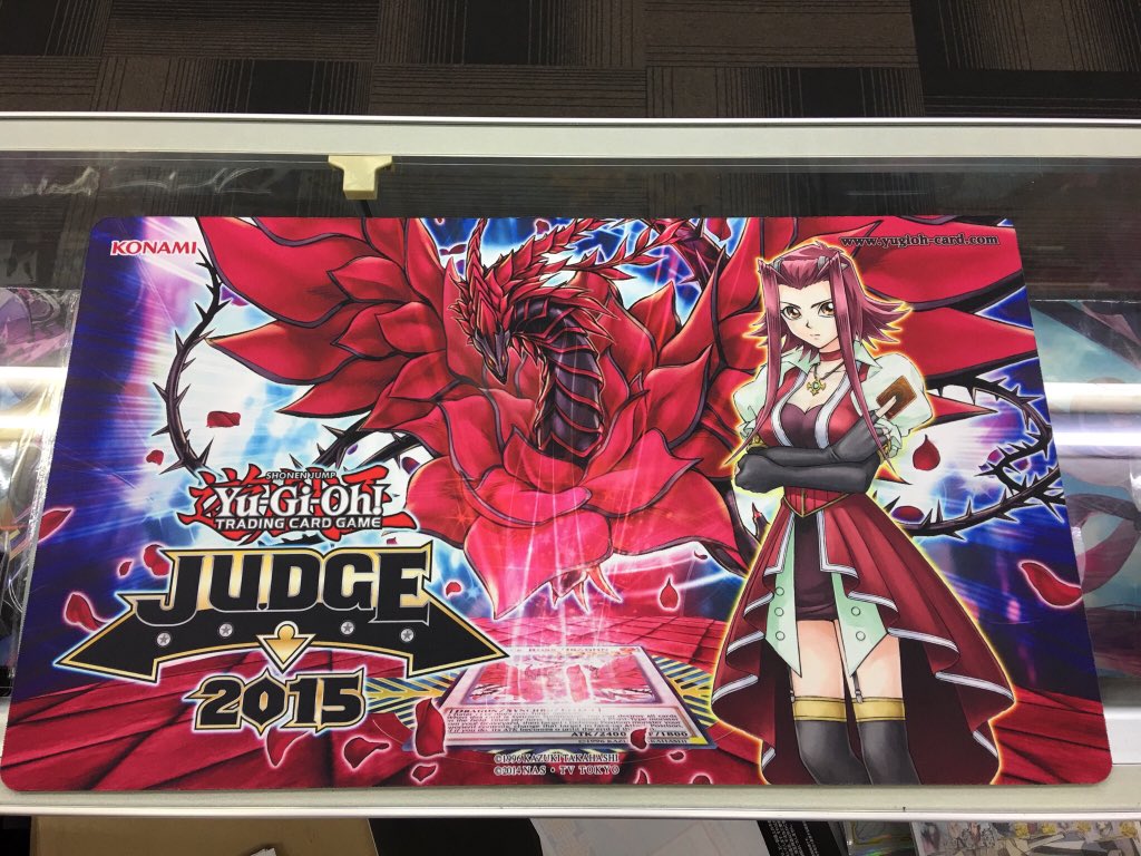 KONAMI 遊戯王 JUDGE 2015 購入 十六夜アキ プレイマット 遊戯王 JUDGE