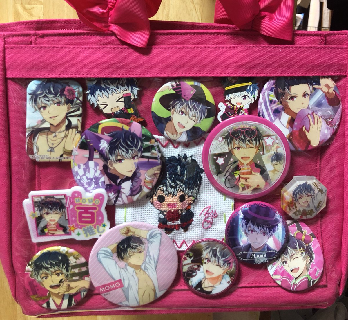 アイナナ 百 EXPO 缶バッジ 痛バ IDOLiSH7] Making Ita Bags for the