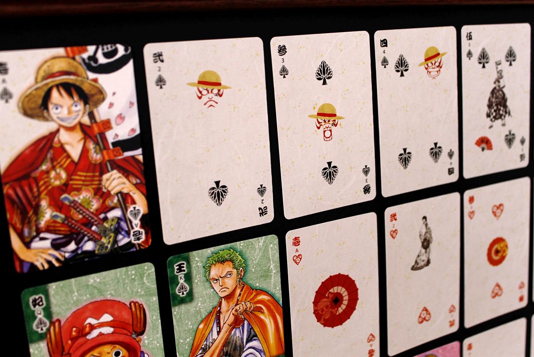 おすすめ】原画商品 歌舞伎トランプ 1,389円+税 好評発売中！ #麦わら