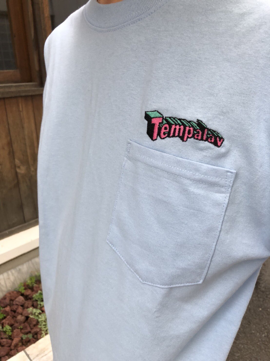 Tempalay ロゴ刺繍入りポケットTシャツ 【公式通販】