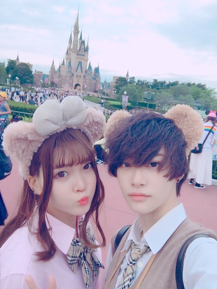 🐻ダッフィー & シェリーメイ🐻 制服ディズニーデート