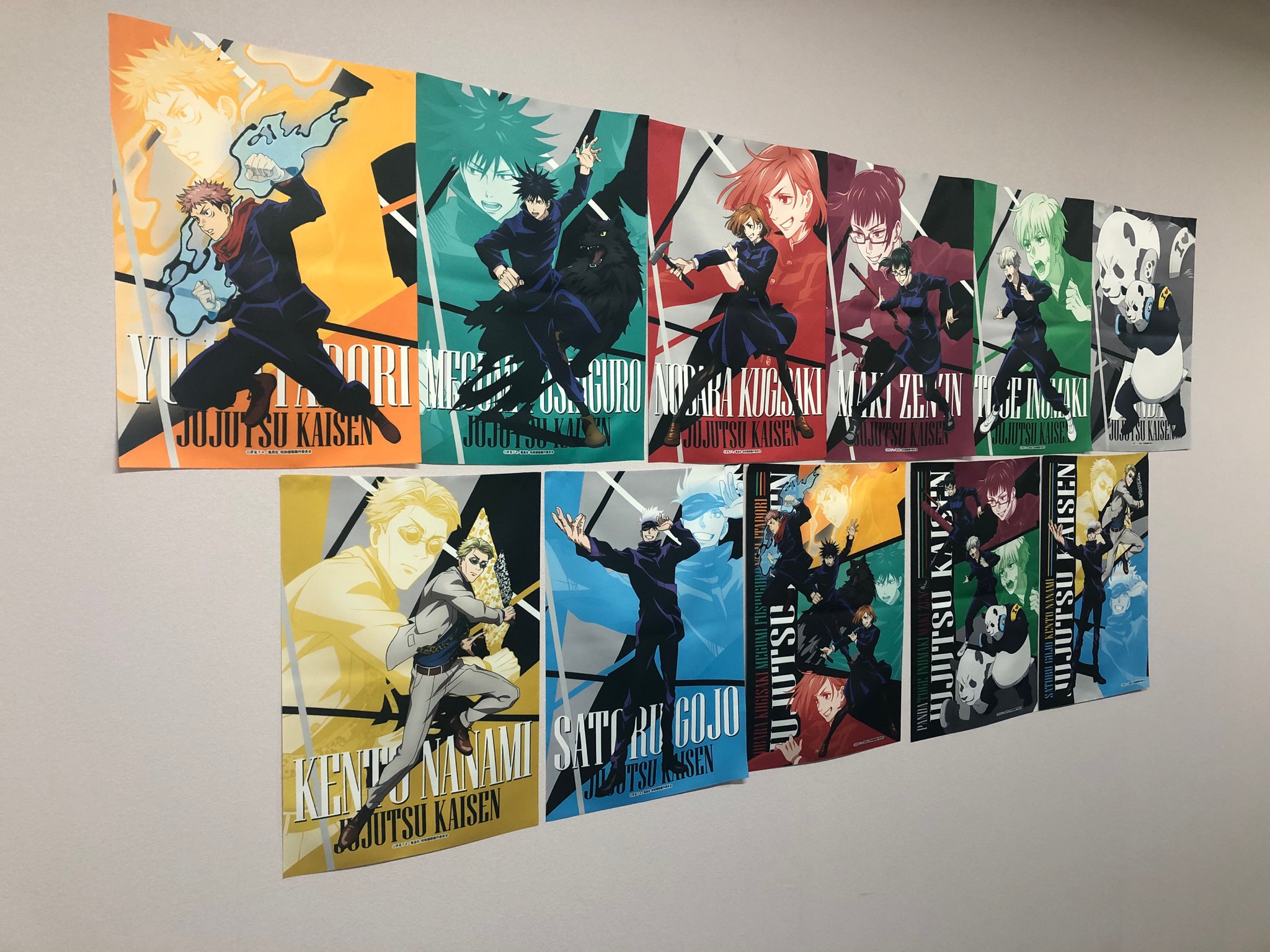 呪術廻戦 ジャンプリッチポスター A3✖️1、B2✖️1 呪術廻戦 リッチ