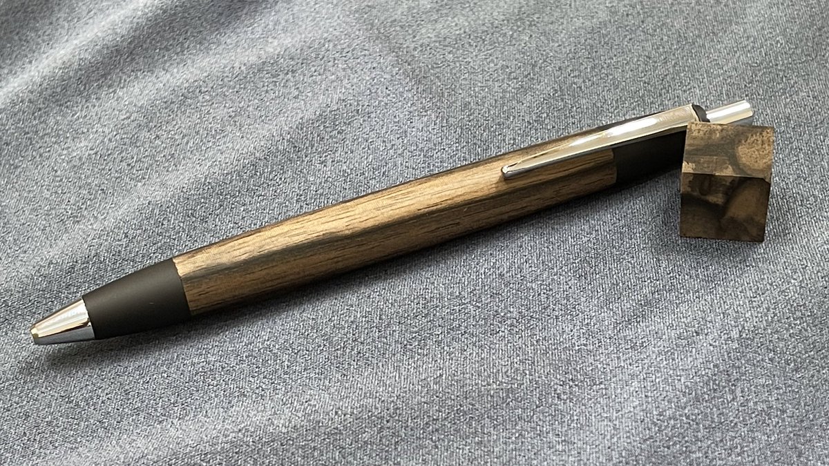 野原工芸 黒柿 ボールペン スタンダード 特上黒柿のボールペン