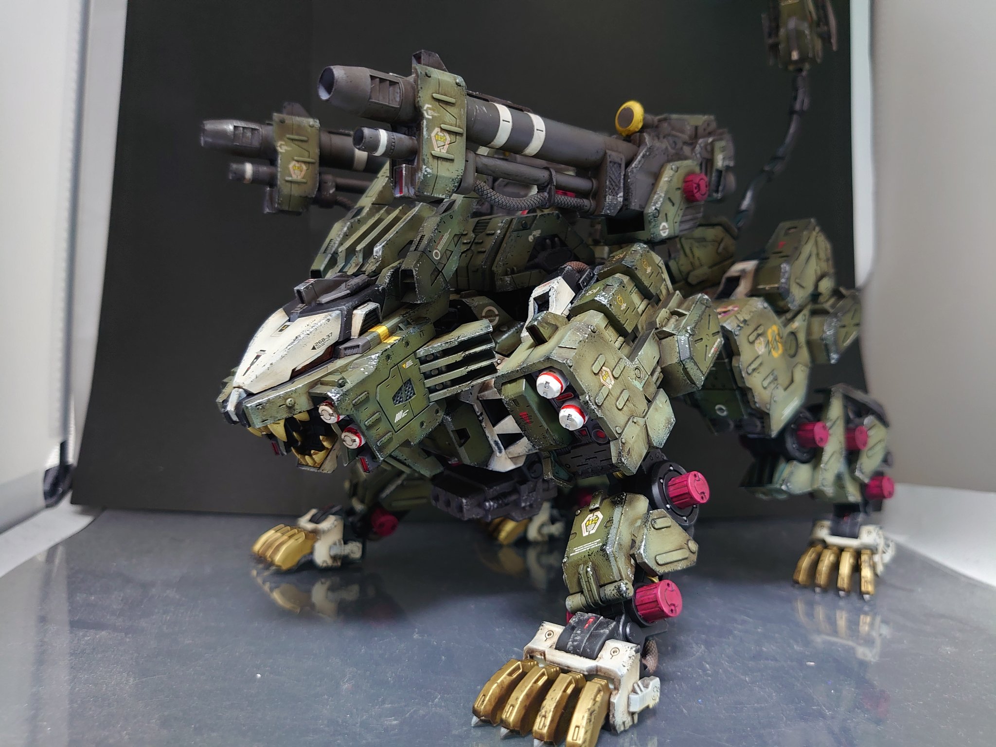 ライガーゼロ パンツァー 全塗装 完成報告】HMM ライガーゼロ