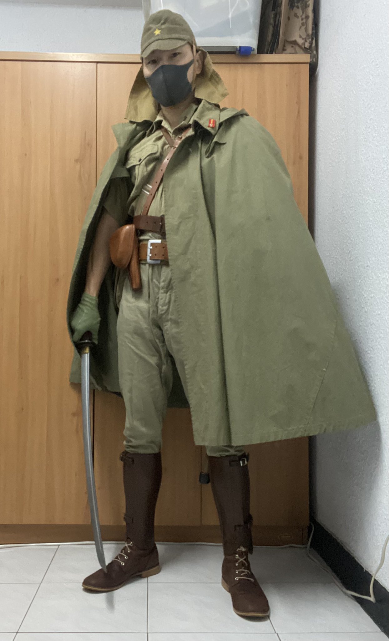 大日本帝国 陸軍 陸軍将校用マント 外套